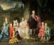 Johann Zoffany Grand Duke Pietro Leopoldo of Tuscany with his Family USA oil painting artist